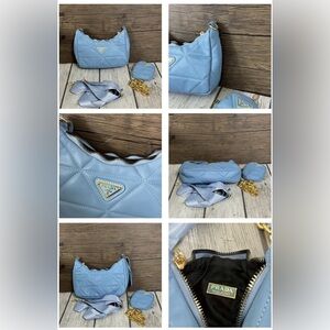 Powder blue crossbody